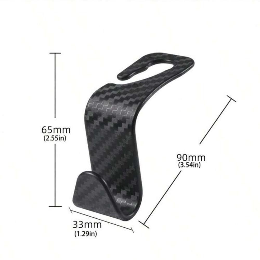 4Pcs Universal Car Seat Headrest Hook Hanger For Car Interior Accessories - Picture 2 of 7